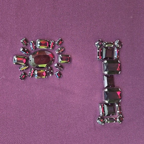 Trina Turk Embellished Jewel Dorris Knit Pencil Skirt Sz 0 Solid Burgundy Nwt - Picture 4 of 7